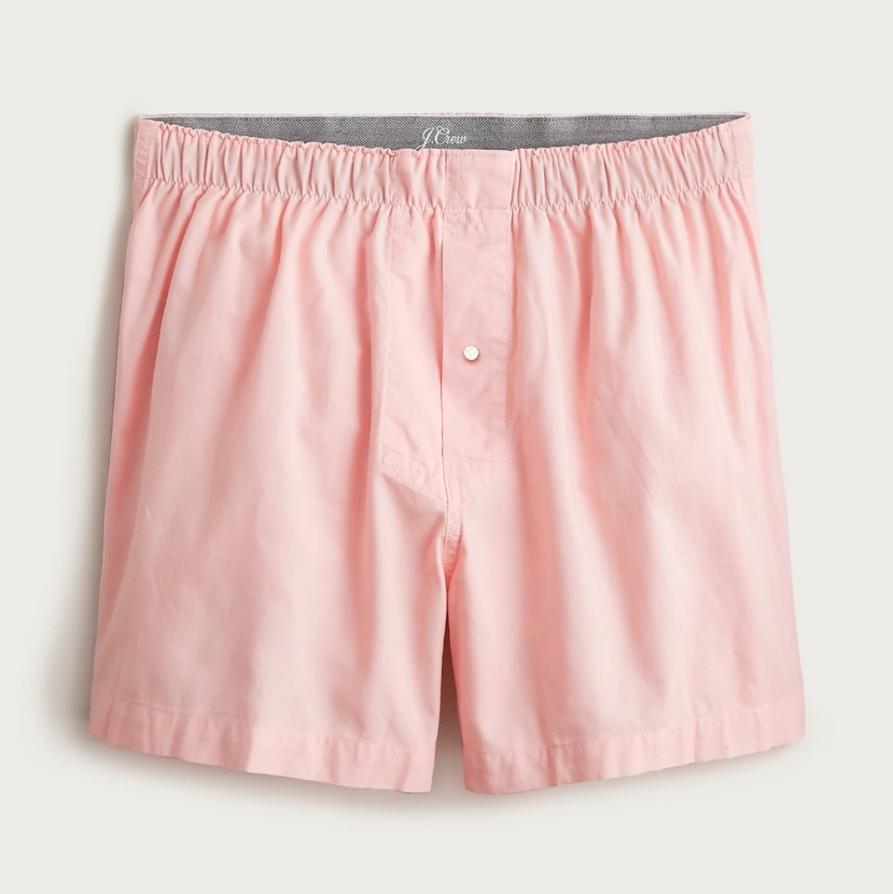 J Crew Boxer short in garment-dyed Broken-in organic cotton oxford BT927 Size L